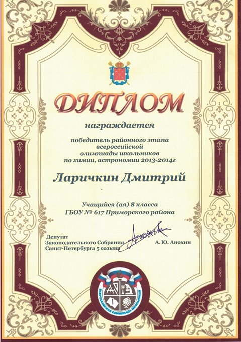 2013-2014 Ларичкин Дмитрий 8л 